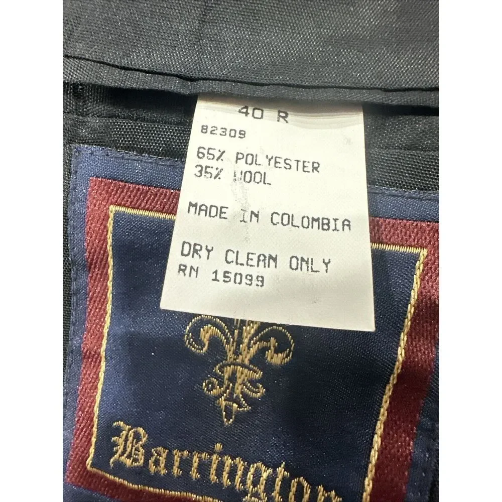 Barrington‎ Men's Blazer Black - 40R